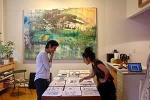 Bahar Behbahani, 'Thinking Collections: Open Studios', Artist Studio, Clinton Hill, New York (6 October 2018). Courtesy Asia Contemporary Art Week.